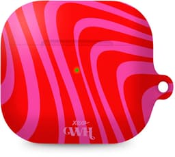 xoxo Wildhearts AirPods hoesje Berry Much Rood & Roze + Telefoonsticker Stick On Me Square Lichtroze – geschikt voor AirPods 4 — thumbnail 3