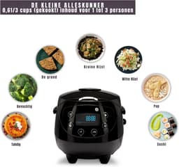 MMP® Multicooker - Multicookers - Grijs - 32cm x 23cm x 22cm — thumbnail 3