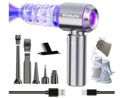 Draadloze Mini Handstofzuiger - Krachtige 22000Pa Cyclonische Zuigkracht