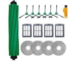 Geschikt voor iRobot Roomba Plus 505/405 Combo stofzuigers, inclusief hoofdborstel, zijborstel en filter.