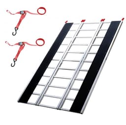 Oprijplaat/Oprijramp - Drievoudig Opvouwbaar - Draagvermogen 680 kg - Extra Breed 2160 x 1375 mm - Voor Motorfiets, ATV/UTV, Tuintractor, Grasmaaier — thumbnail 1
