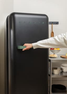 CREATE - Koelkast in retrostijl - Zwart - Handvat Sage - FRIDGE RETRO 281L — thumbnail 5