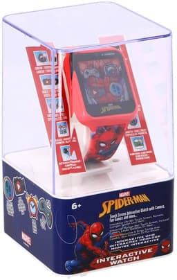 Accutime Kinderhorloge Spiderman II - Smartwatch Kind - Kinderhorloge met Spelletjes - Smartwatch Kinderen - Selfie Camera - Rood Blauw — thumbnail 5
