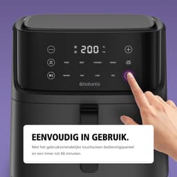 Brabantia Airfryer XXL - 7.6 liter - Digitaal Touchscreen - 8 Kookprogramma's - Tot 8 Personen - PFAS-Vrij - 80ºC tot 200ºC - 1700 Watt - BBEK1138 — thumbnail 12