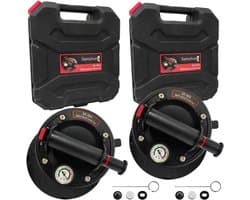 Professionele Vacuümzuigheffer met Manometer voor Zwaar Glas en Tegels - Draagvermogen 200kg