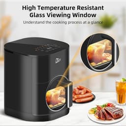 Dual Blaze Heteluchtfriteuse met Kijkvenster en Kleurenscherm - 5,5 L — thumbnail 3