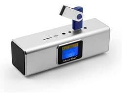 Draadloze Stereo Luidspreker Met Oplaadbare Batterij En LCD-Display - Multifunctionele Mp3-Speler, Radio, MicroSD & USB