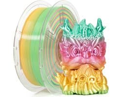 Rainbow Silk PLA Filament 1.75mm - 1kg voor 3D Printer