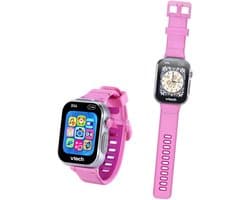 VTech KidiZoom Smartwatch DX4 - Kinderhorloge - 5 tot 14 Jaar - Roze