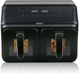 Dubbele Airfryer 8L met Digitaal Display, Timer en Kijkvensters — thumbnail 1
