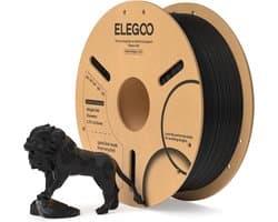Zwart PLA Filament 1.75mm voor 3D Printers, 1kg, Hoge Nauwkeurigheid