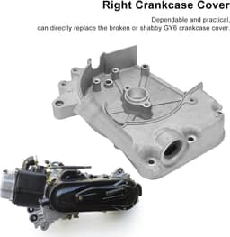 Rechter Crankcase Cover voor GY6 50 60 80CC - Vervangende Motoronderdelen en Grasmaaier Onderdelen — thumbnail 2
