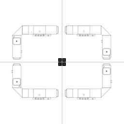 sweeek - Gasbarbecue met 4 branders + 1 zijbrander, buitenkeuken met gootsteen, keukengerei en thermometer - rochefort — thumbnail 2