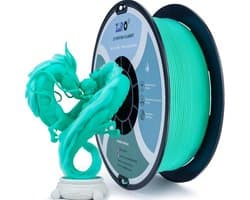Matte PLA Filament 1.75mm, 1KG - Hoge Taaiheid 3D Printer Materiaal, Cyan