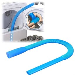 Reinigingsset voor wasdrogeruitlaten: Universele stofzuigerslangadapter voor alle stofzuigers; dieptereinigingstool voor verstopte leidingen en het verwijderen van pluizen. — thumbnail 1