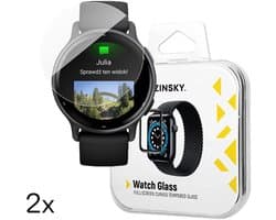 Wozinsky Gehard Glas Volledige Lijm Voor Garmin Vivoactive 5 2 Stuks Voor Scherm