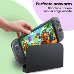 Hoesje Geschikt voor Nintendo Switch 2 Case Hoes Hard Cover Schokbestendig - Hoes Geschikt voor Nintendo Switch 2 Hoes - Transparant — thumbnail 5