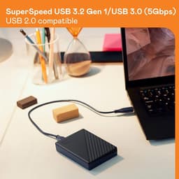 RFWR® 4 TB Draagbare Harde Schijf - Slanker Ontwerp met Beveiligingssoftware en Back-up Functies — thumbnail 5