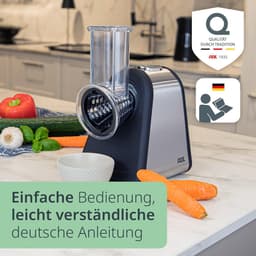RFWR® Elektrische Keukenrasp met 500 Watt Vermogen - Multi-functie Groente- en Kaasrasp — thumbnail 3