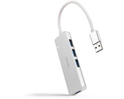 Nanocable 10.16.4602 laptop dock & poortreplicator Bedraad USB 3.2 Gen 1 (3.1 Gen 1) Type-A Zilver