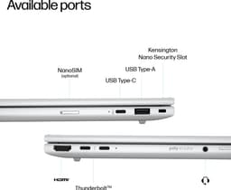 "HP EliteBook 8 EB8G1i14 U5 228V 14 32GB/512 PC NL Copilot+ PC Intel Core Ultra 5 Laptop 35,6 cm (14"") WUXGA LPDDR5x-SDRAM 512 GB SSD Wi-Fi 7 (802.11be) Windows 11 Pro Zilver" — thumbnail 2