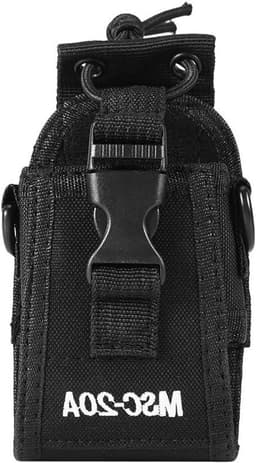 Nylon radiotas voor bidirectionele radio's - Met verstelbare schouderbanden - Handige Case Cover met Lanyard en Back Clip — thumbnail 1