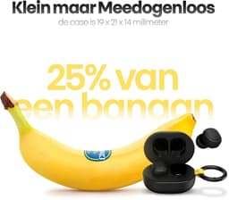 Phreeze Buds Mini Draadloze Oordopjes - Bluetooth 5.4 - Zwart — thumbnail 3