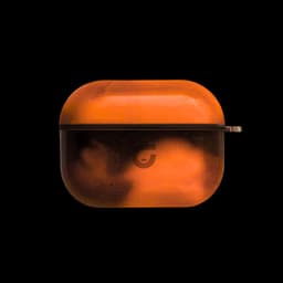 GlowsandGuards - Airpods pro hoesje - Glow in the dark - Inclusief UV lampje om op te lichten - AirPods pro case - Hét satisfying AirPods hoesje - AirPods Pro - Oranje — thumbnail 2