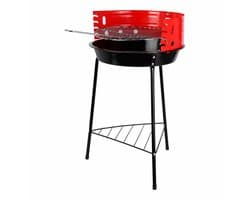 BBQ barbecue half open 33cm verstelbaar