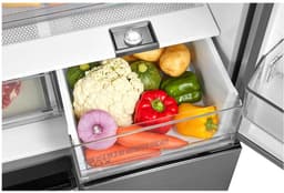 Midea MDRM691FIE46 - Amerikaanse koelkast - Vrijstaand - No Frost - Frans deuren - E label - 306 kWh/jaar - 35 dB - RVS — thumbnail 4