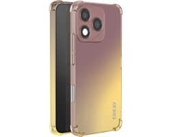 ENKAY, Hoes voor Honor 400 Lite Zacht Versterkte Hoeken Gradient Ontwerp, Paars