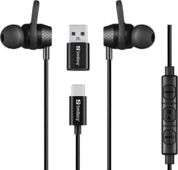 Sandberg USB-C/A In-Earset with Line-Mic — thumbnail 2