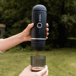 Mestic MK-90 – Draagbaar Koffiezetapparaat – Met Ingebouwde Batterij – Voor Capsules en Gemalen Koffie — thumbnail 4