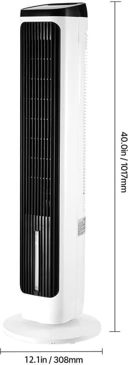 Torenventilator met Verstelbare Snelheid – Stille Werking – 70° Oscillatie – Timerfunctie en Afstandsbediening – Voor Binnengebruik in Slaapkamers, Kantoren en Woningen — thumbnail 2