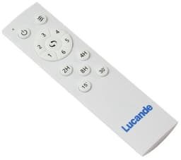 Lucande - Plafondventilatoren zonder verlichting - Hout, ijzer - H: 23 cm - licht hout, nikkel — thumbnail 5