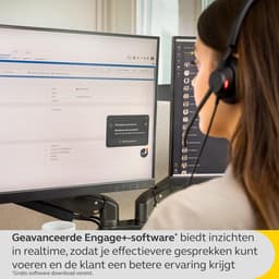 Jabra Engage 40 Headset Bedraad Hoofdband Kantoor/callcenter USB Type-A Bluetooth Zwart — thumbnail 10
