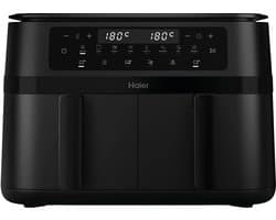 Haier Airfryer XXL - Heteluchtfriteuse 11L - Dubbele Lade (2 x 5,5L) - 3000W - 60 tot 200 Graden - Dual Zone Technologie - 8in1 - AF3AD 011