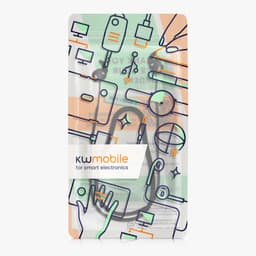 kwmobile Strap Compatible with Samsung Galaxy Buds 3 Pro - Silicone Cord Holder for Wireless Earphones - Black — thumbnail 6