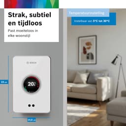 Bosch EasyControl slimme thermostaat - zwart (bedraad) — thumbnail 5