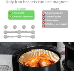 Siliconen Magneten voor Airfryer - Versterkte Grip - Set van 2 Stukken — thumbnail 7