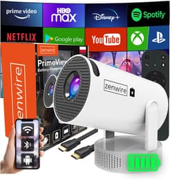 Draagbare Mini Projector Android Wifi Beamer Full HD Bluetooth met Batterij K400 Zenwire — thumbnail 1