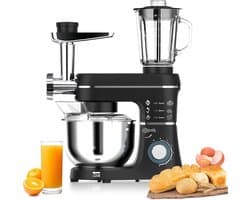 Krachtige Staande Keukenmixer 10L met 5-in-1 Accessoires
