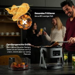 Heteluchtfriteuse 3-in-1 met Glazen Mand en Grillfunctie — thumbnail 2