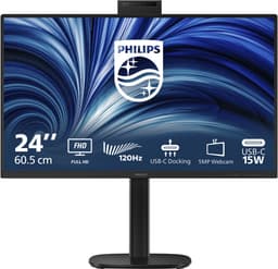 Philips 24B2U3301H - 24 inch Full HD Business Monitor - Webcam - USB-C 90W - RJ45 - 120Hz - 5 jaar garantie — thumbnail 1