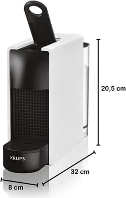Krups Essenza Mini - Compacte Nespresso-capsulemachine, wit-zwart, energiezuinig 1450W — thumbnail 2