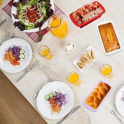 6x Siliconen Broodvormpjes Set - Rechthoekige Cakevormen Antiaanbak - Geschikt voor Oven en Airfryer — thumbnail 3