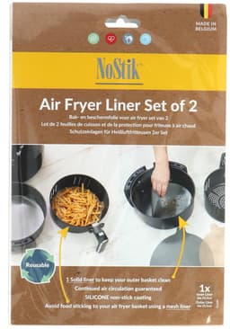NoStik Airfryer liner rond set a 2 stuks — thumbnail 1