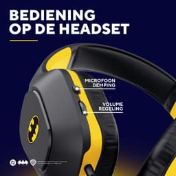 Trust GXT 415BM Zirox – Gaming Headset – Lichtgewicht – Multiplatform – Batman Zwart — thumbnail 2