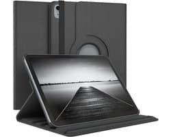 Roterende Beschermhoes voor iPad Air 11 inch (M2/6e/5e/4e Gen) met 360 Graden Standaard en Auto Wake/Sleep - Zwart