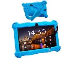 AngelTech Kindertablet Slim – 3+4GB RAM - 32+64GB – 100%Kidsproof - Vanaf 3 Jaar – 7 Inch - Ouderlijk Toezicht – Blauw